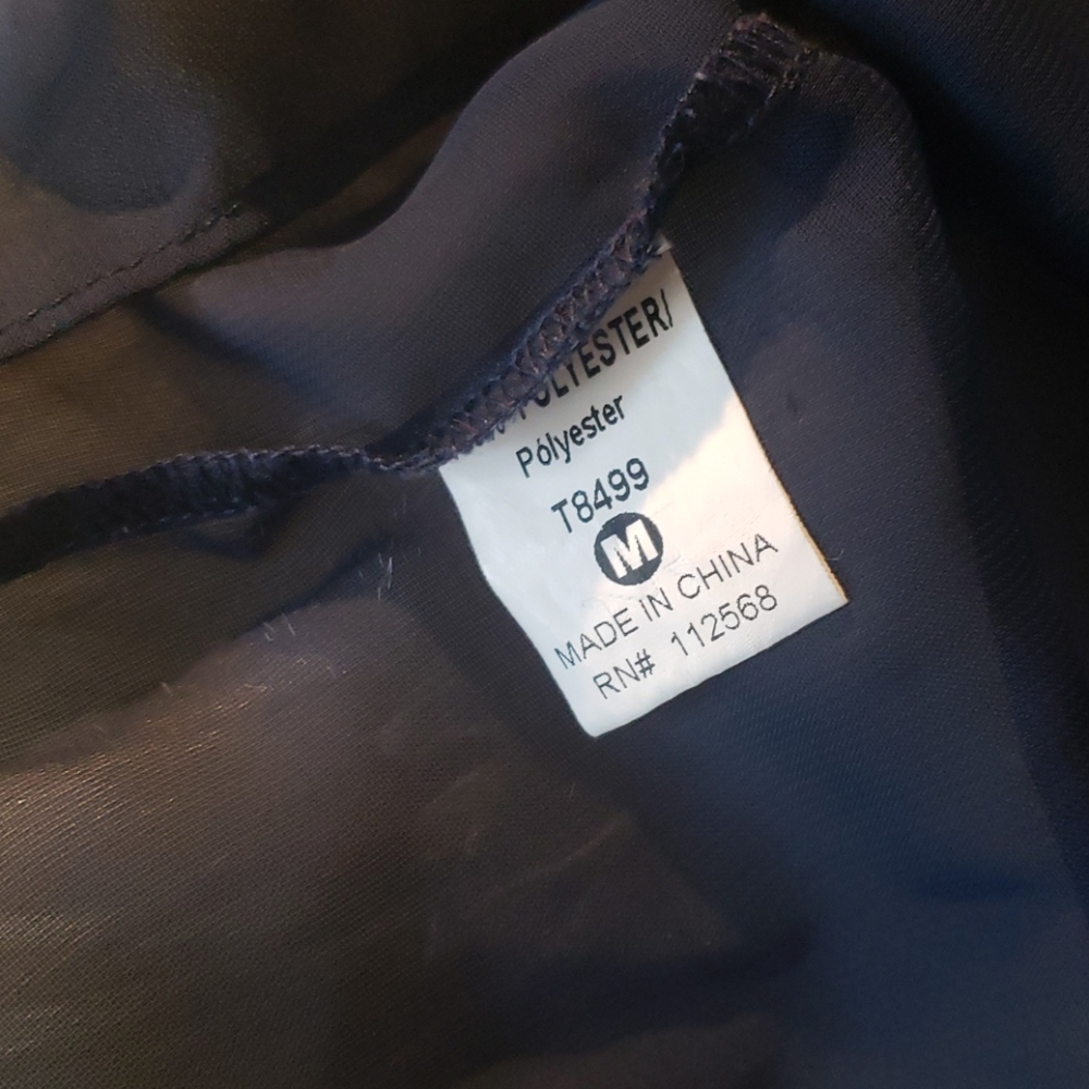 Miss me sheer top blue medium - Picture 5 of 5